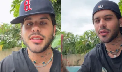 Zé Felipe erra ao fazer a barba e precisa raspar todo o rosto