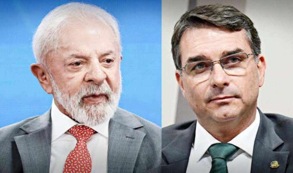 Lula publica vídeo com falas de Flávio Bolsonaro e critica família Bolsonaro