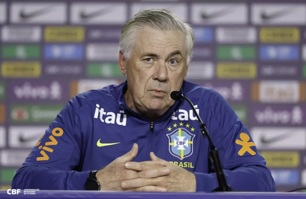 Ancelotti anuncia convocação do Brasil nesta quinta-feira (29)