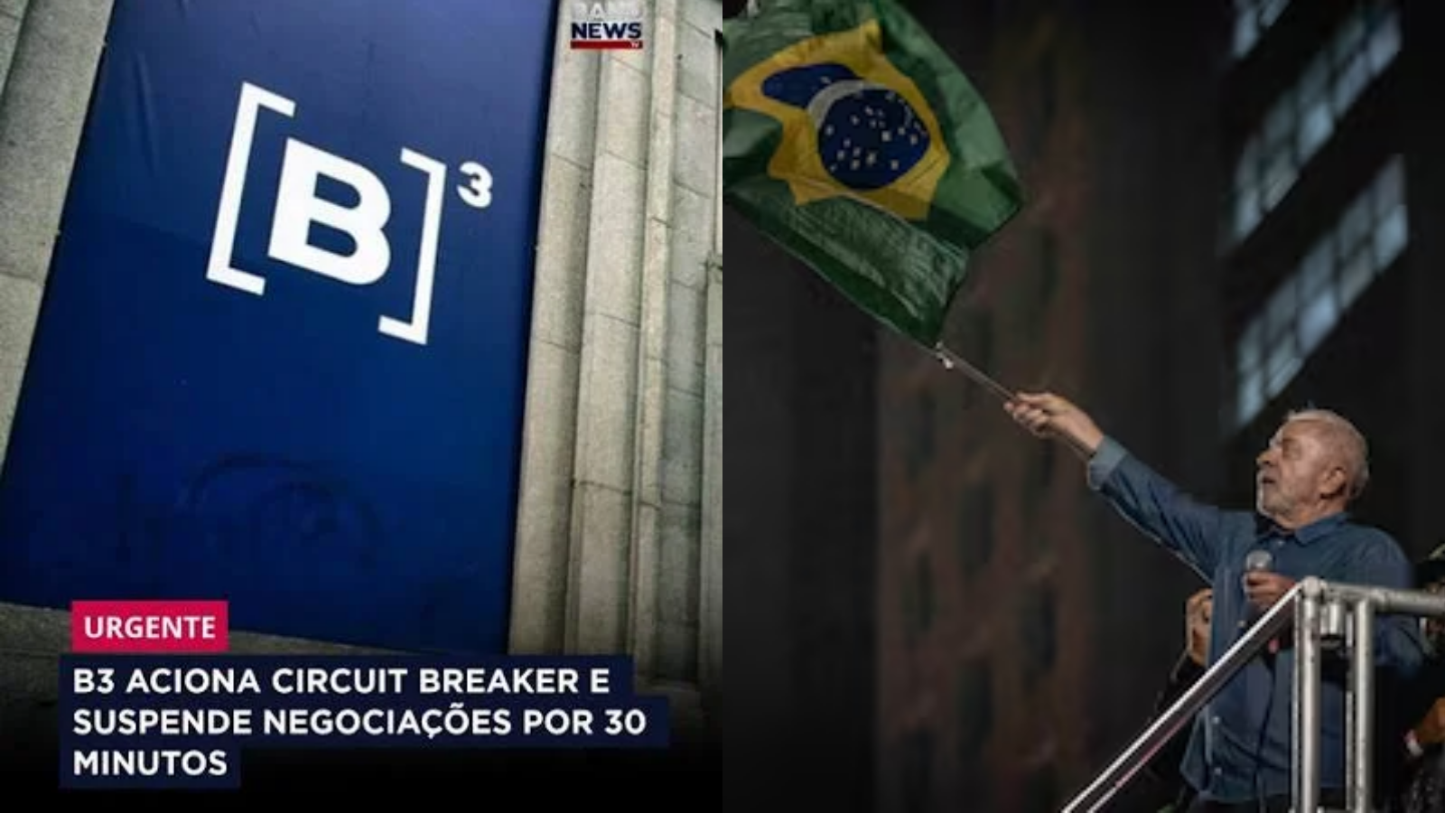 Vitória de Lula derruba Bolsa, dispara dólar e aciona circuit breaker na B3