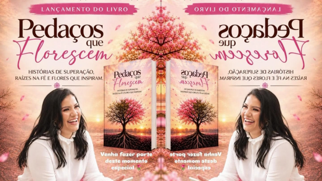 Livro “Pedaços que Florescem” reúne histórias de mulheres que transformaram dor em propósito