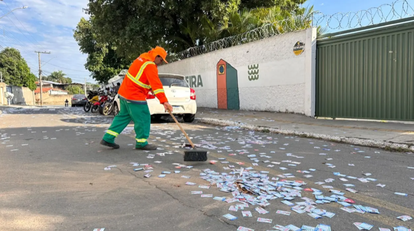 Comurg retira 1,5 tonelada de resíduos eleitorais e amplia limpeza em Goiânia