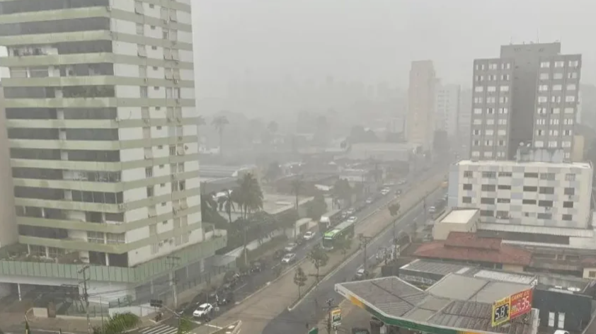 Frente fria ameaça Goiás com tempestades, granizo e ventos acima de 70 km/h