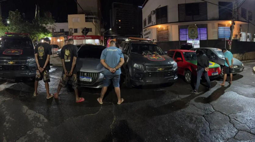 Ofensiva contra o crime organizado termina com cinco presos em Anápolis