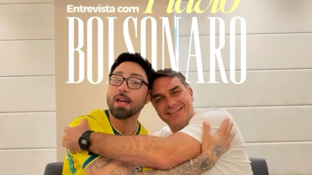 Rico Melquiades questiona Flávio Bolsonaro sobre direitos LGBT. Veja vídeo