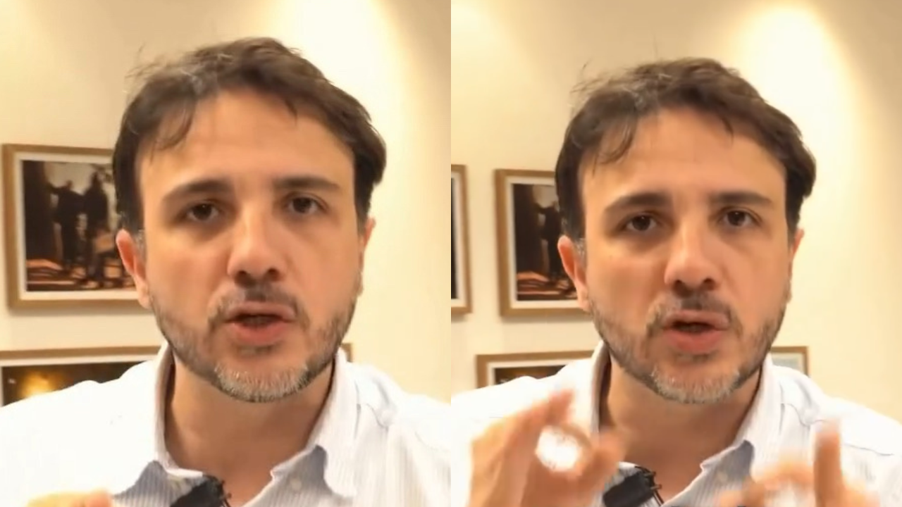 Vídeo: Renan Santos ironiza Flávio Bolsonaro após carta em que se declara presidente