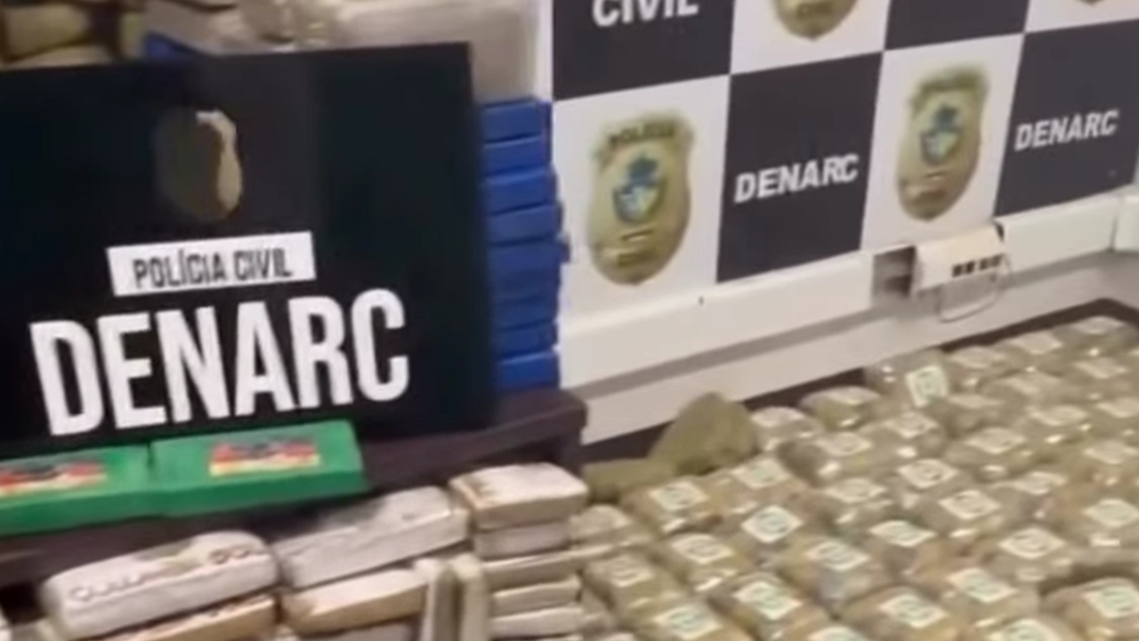Operação apreende quase 800 kg de drogas em Goiânia
