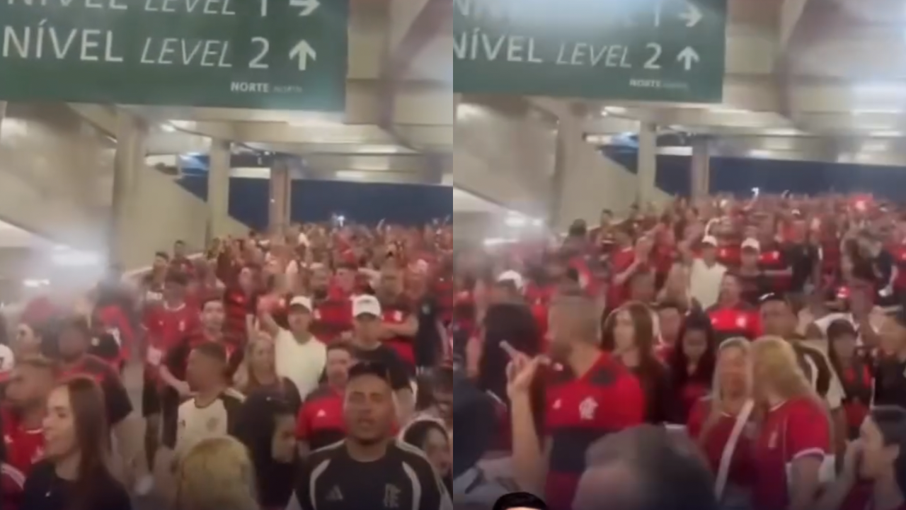 Vídeo: Torcedores do Flamengo xingam Lula após vitória sobre o Fluminense