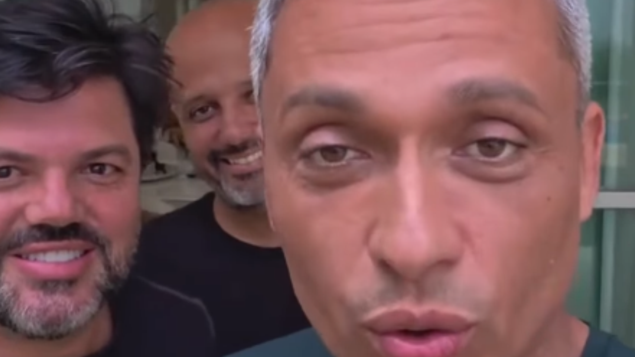 Flávio Bolsonaro chega a Goiânia para selar apoio de Caiado e Daniel no segundo turno; veja vídeo