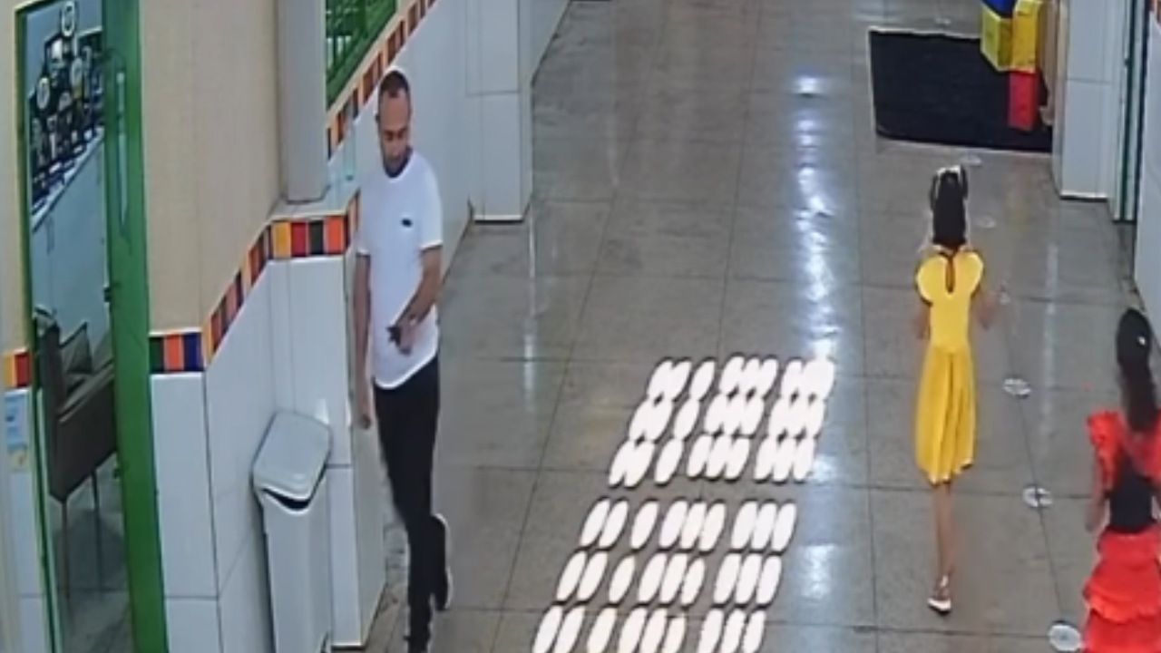 Vídeo: Pai armado invade escola e imobiliza funcionário que barrou sua entrada para ver filho