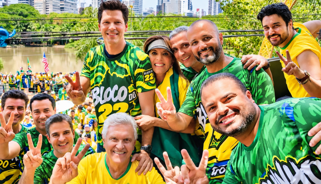 Daniel, Caiado e Gracinha reforçam apoio a Flávio em atos na véspera do 2º turno