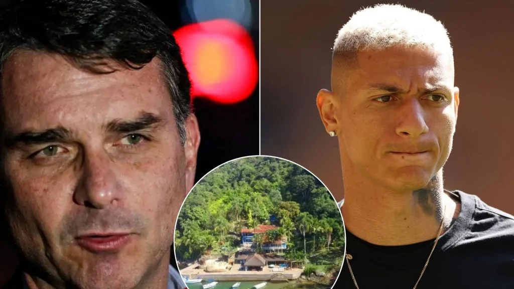 Entenda disputa entre Richarlison e Flávio Bolsonaro por mansão em Angra dos Reis