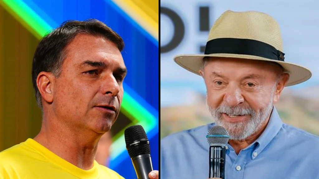 Flávio Bolsonaro tem 53% dos votos válidos contra 47% de Lula, diz Gerp