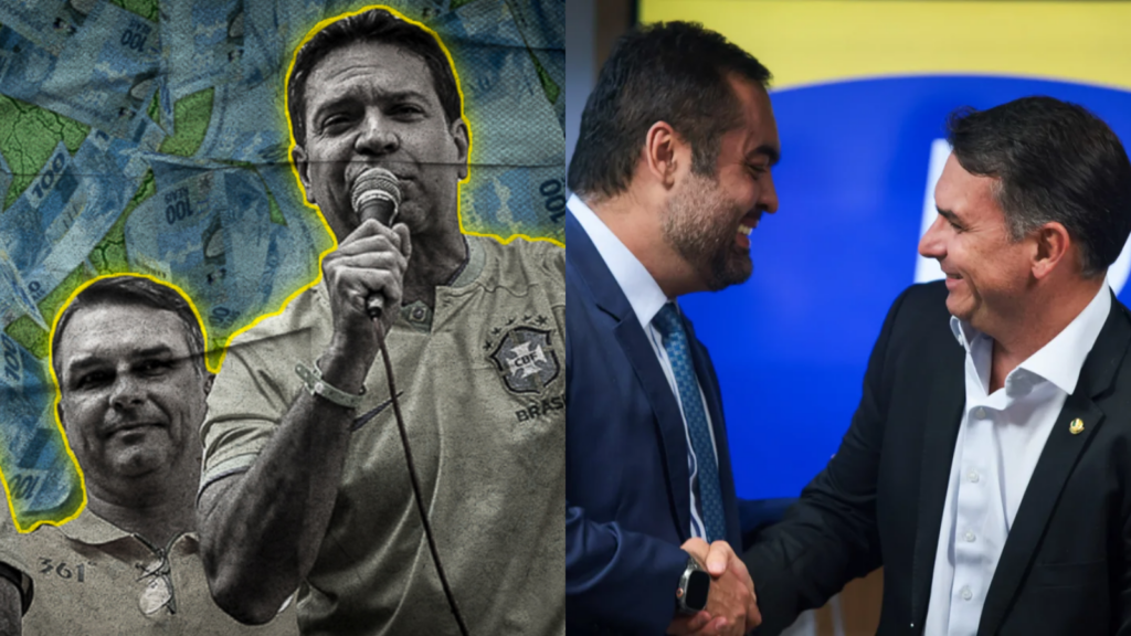 Inquérito que investiga Flávio Bolsonaro por lavagem de dinheiro também inclui Cláudio Castro e Ramagem