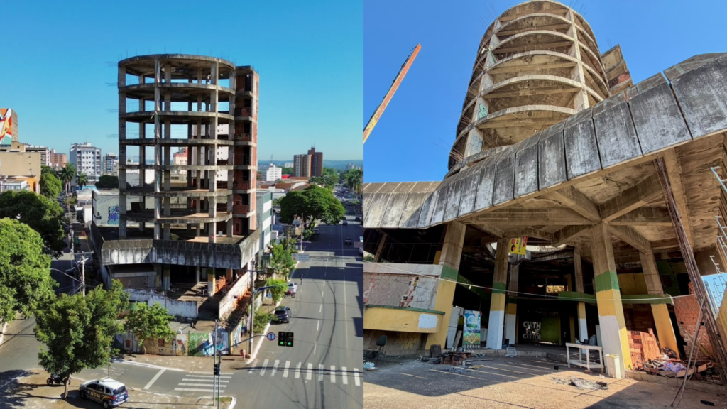 Prédio redondo abandonado há 30 anos terá apartamentos de aluguel no Centro de Goiânia