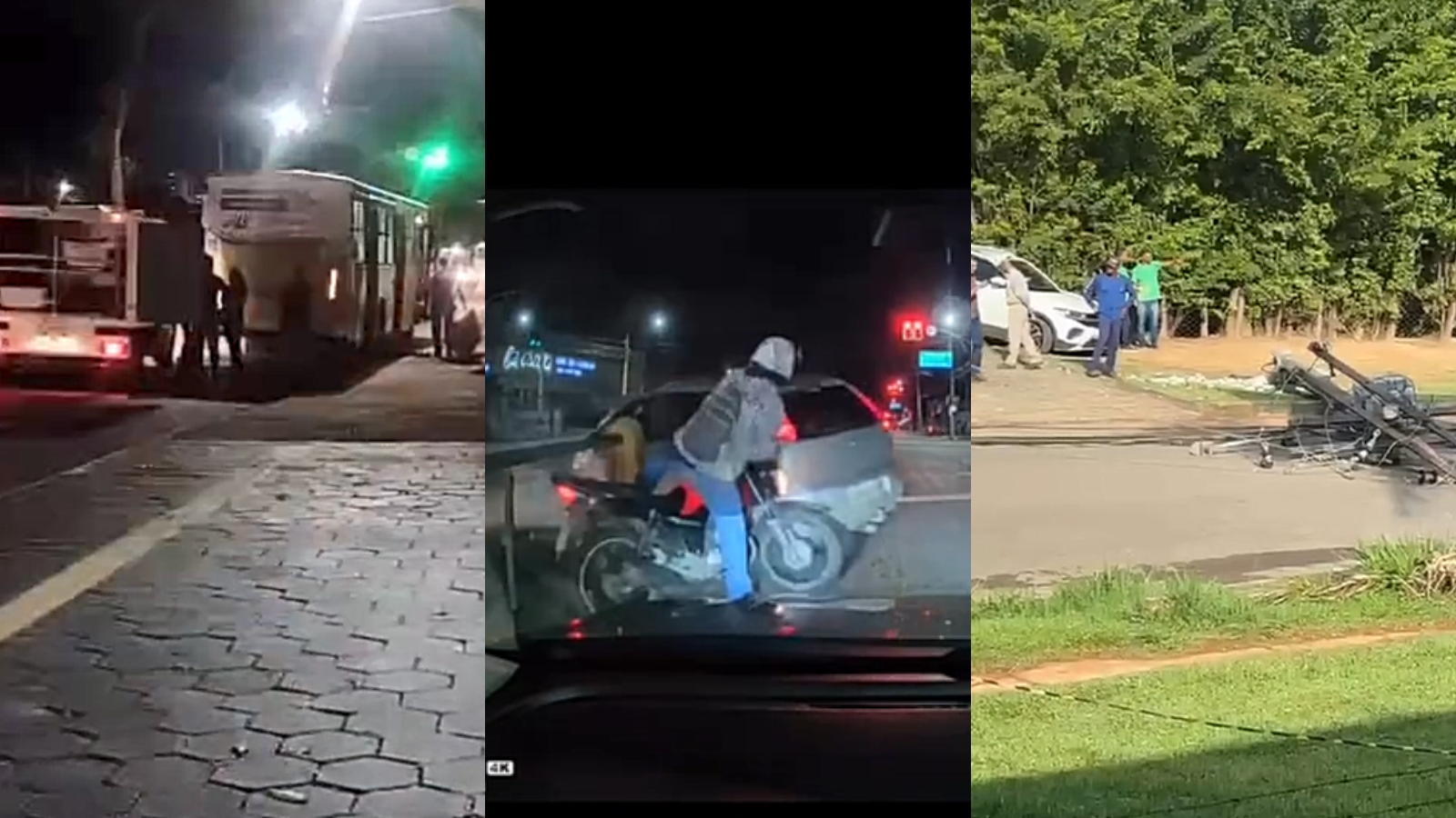 Vídeo: Acidentes deixam morto e causam transtornos no trânsito de Goiânia e Aparecida