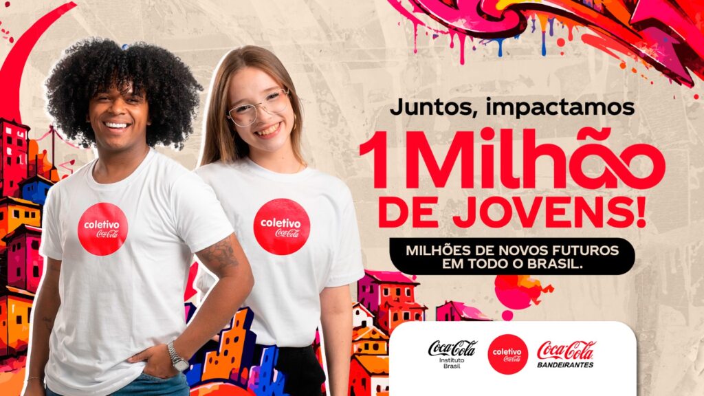 Coletivo Coca-Cola alcança 1 milhão de jovens e fortalece conexão com empresas