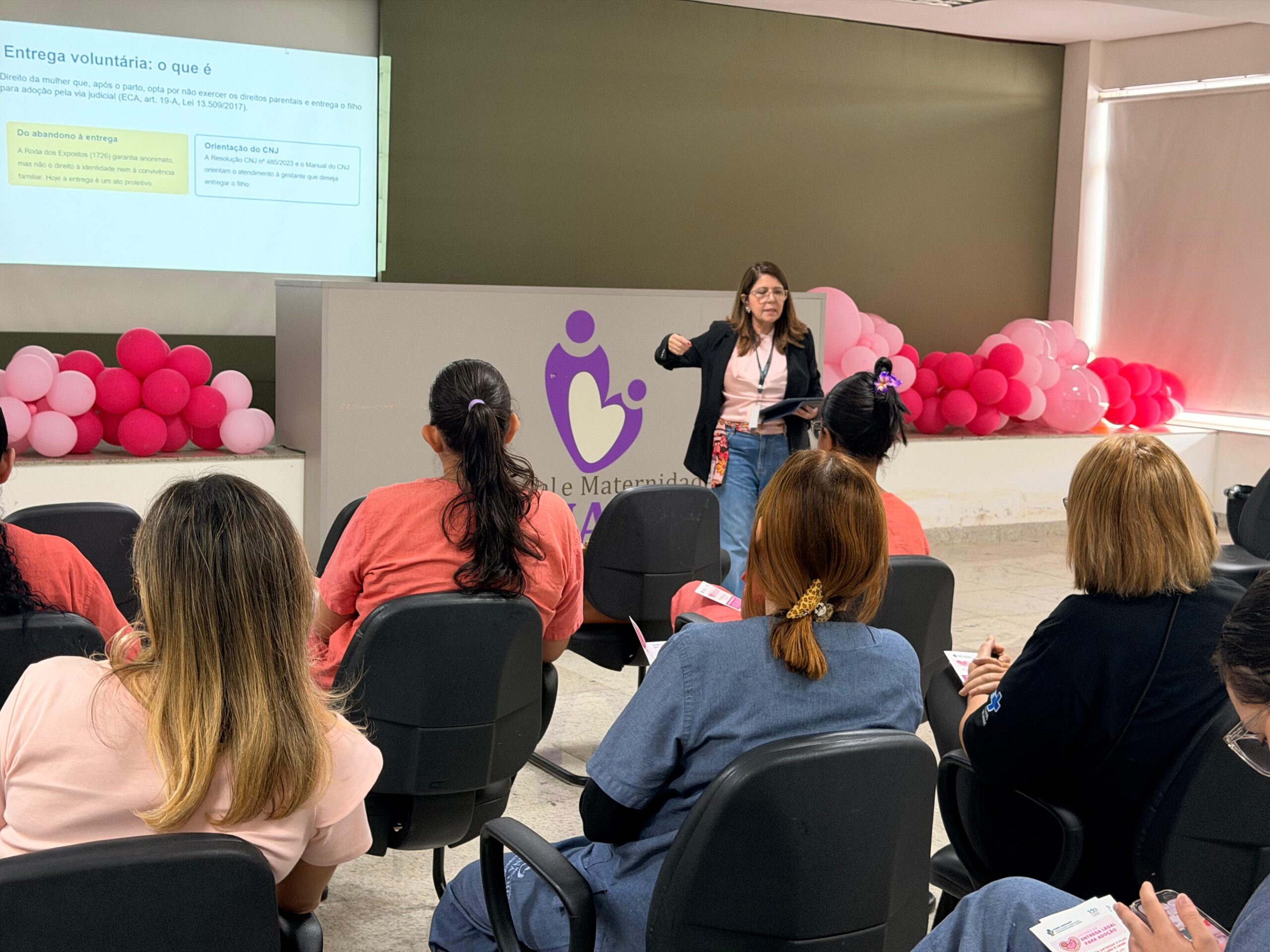 HMDI orienta colaboradores sobre entrega legal para adoção