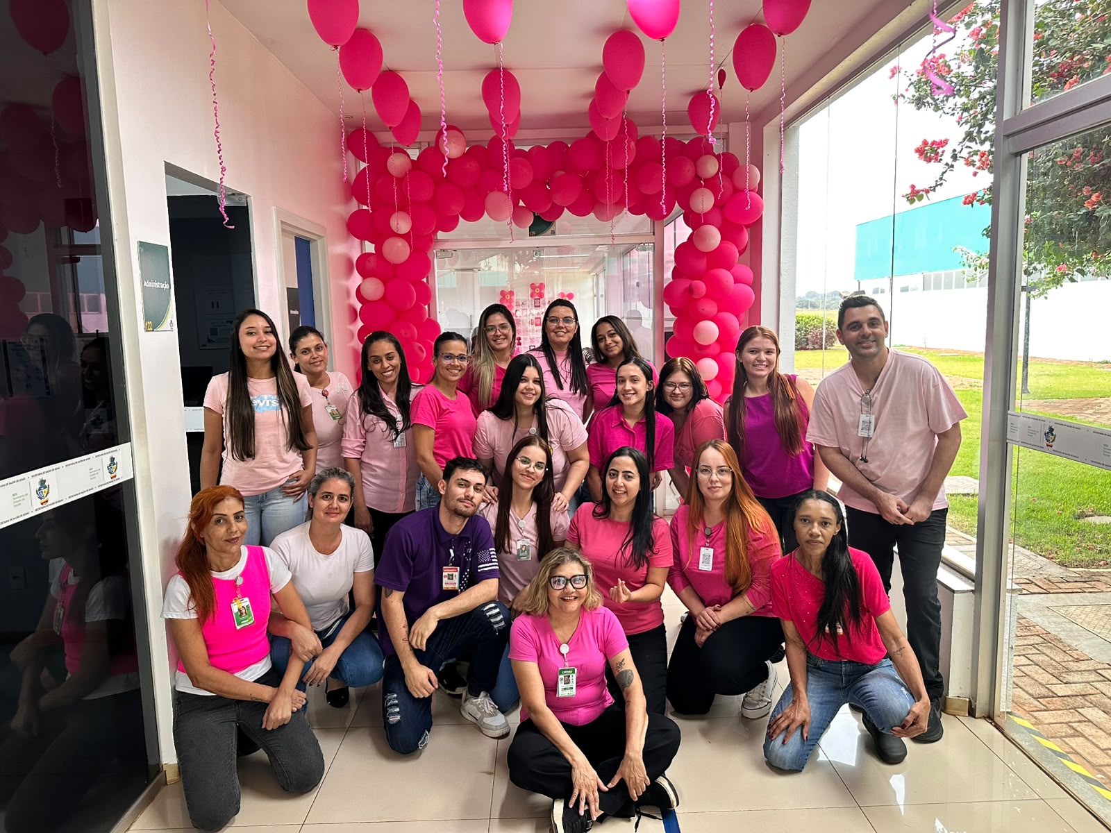 Policlínica de Quirinópolis participa do Dia R pelo Outubro Rosa