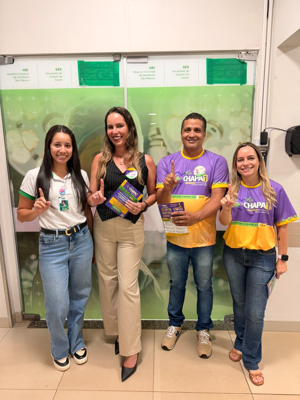 HEI recebe representantes do Coren-GO