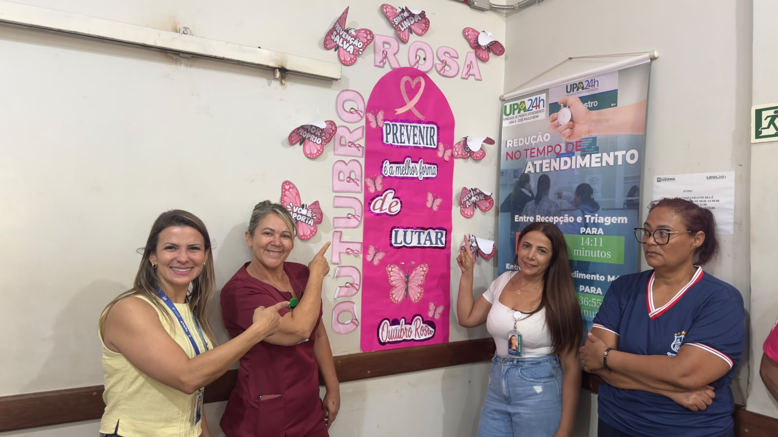 UPA de Luziânia orienta mulheres sobre Outubro Rosa