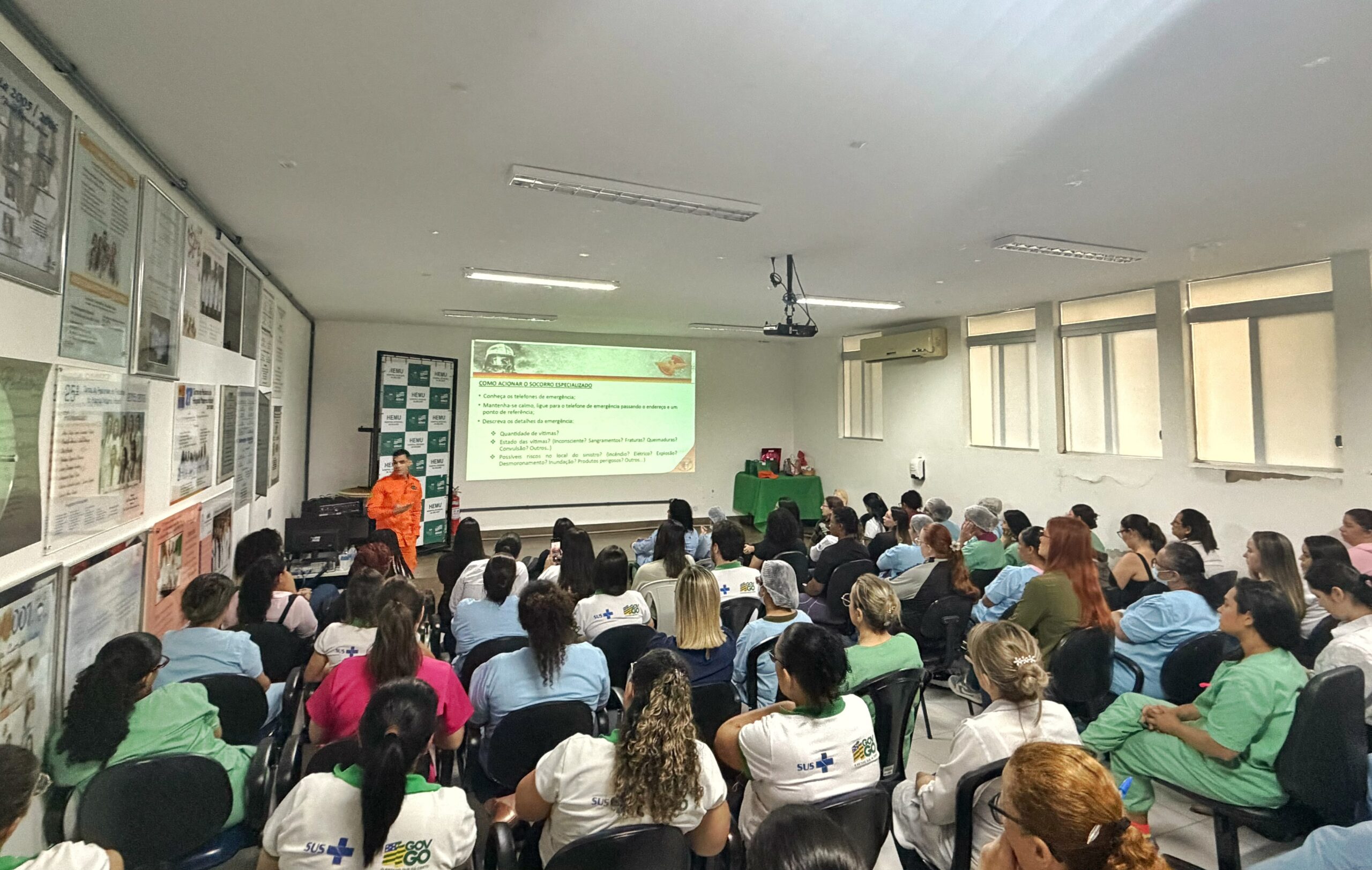 SIPAT do HEMU leva atividades de saúde e segurança aos profissionais