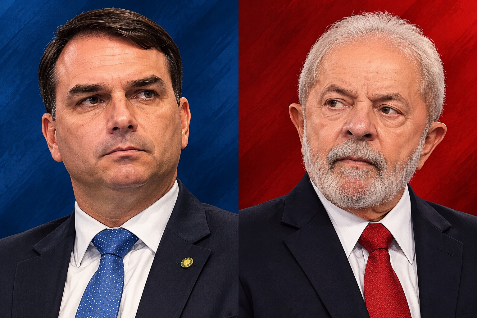 Quaest: Flávio Bolsonaro tem 46% contra 44% de Lula e segundo turno segue em empate técnico no segundo turno