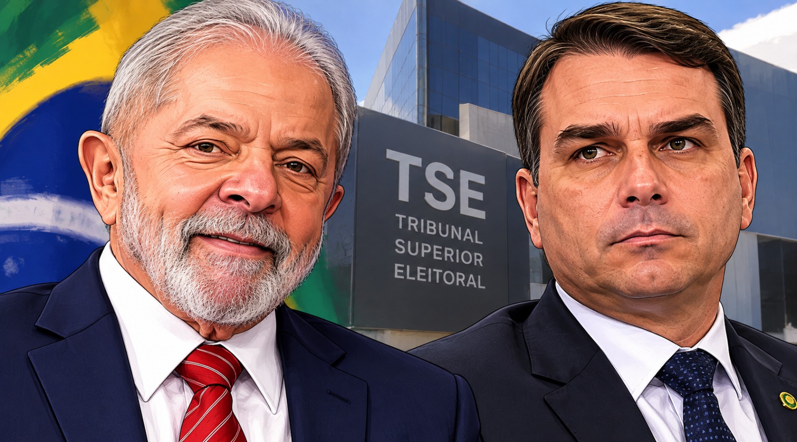 Lula e Flávio Bolsonaro selam acordo no TSE para abrir sigilos bancários, fiscais e telefônicos
