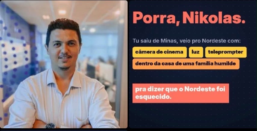 Professor da UFS critica vídeo de Nikolas e defende o Nordeste