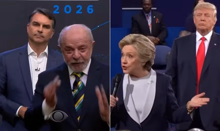 Tática de Flávio de ficar atrás de Lula é comparada à de Trump em 2016