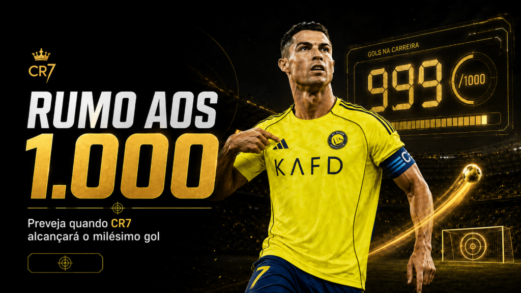 Cristiano Ronaldo fica a 19 gols da marca de mil na carreira