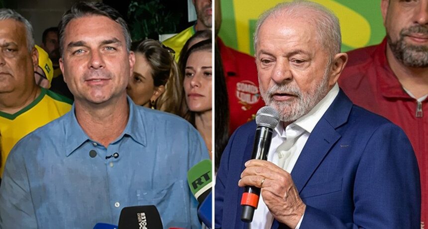 Flávio tem 52% dos votos válidos, e Lula soma 48%, aponta pesquisa BTG/Nexus