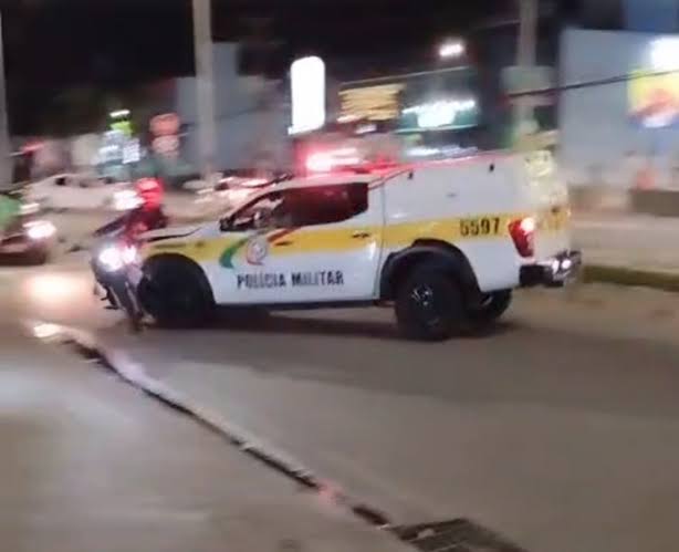 Viatura da PMRv atropela motociclista durante comemoração em Florianópolis