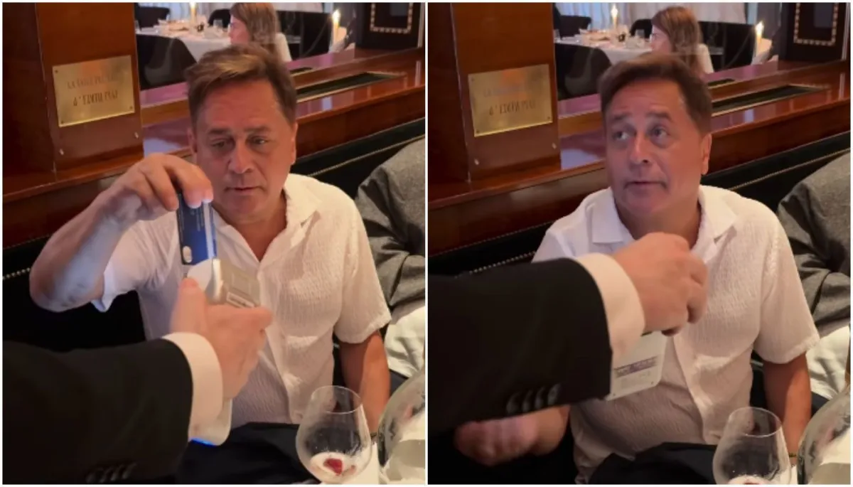 Leonardo esquece senha do cartão em restaurante de Paris e pede ajuda à mulher