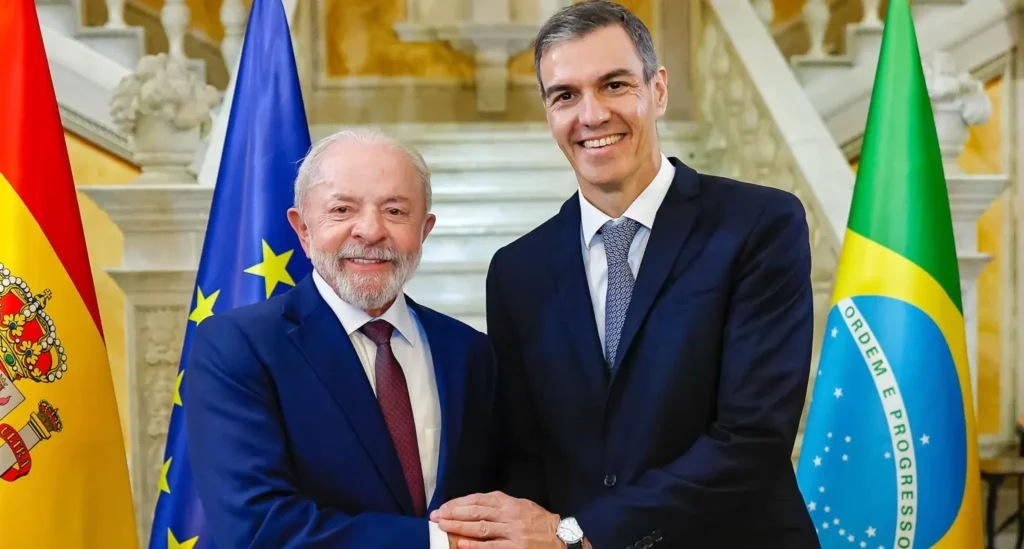 Pedro Sánchez declara apoio a Lula no segundo turno das eleições presidenciais de 2026
