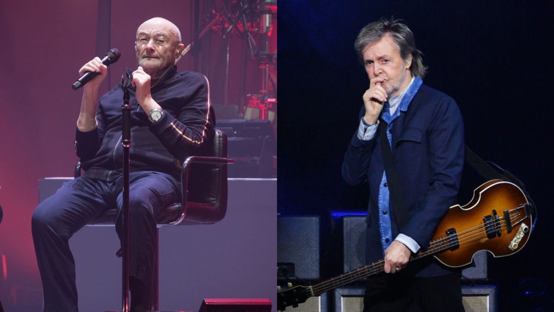 Phil Collins e Paul McCartney fazem as pazes após 24 anos de desavença