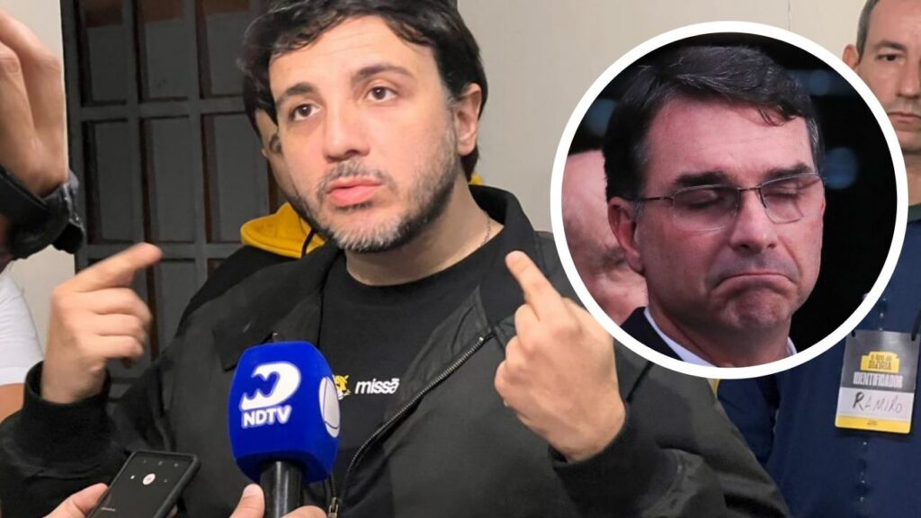 Renan Santos diz que fuga de Flávio era previsível e critica: “Enfrente o problema se for homem”